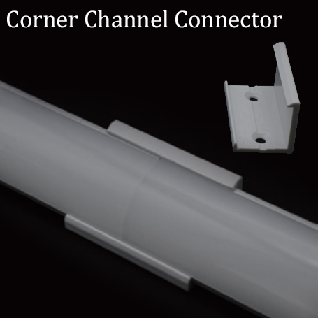 LED Diffuser Channels L/- Plastic Connectors LED Diffuser Channels L/- Plastic Connectors